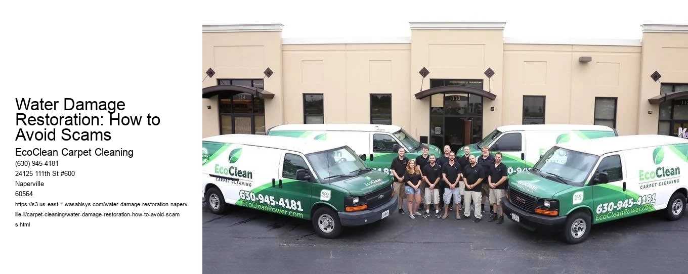 Water Damage Restoration: How to Avoid Scams